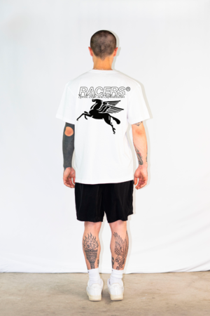 Racers Luxury Pegasus T-shirt White